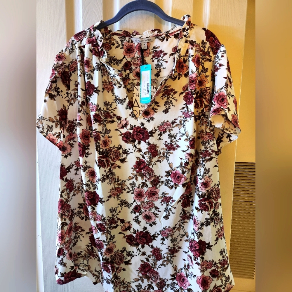 Stitch Fix - 41 Hawthorn Tiffiny Tulip Sleeve Blouse - NWT - 3x